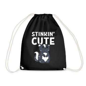 Stinkin' Cute Biologe - Turnbeutel - Schwarz - Vorne