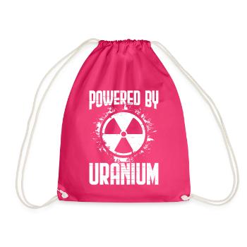 Kernkraftwerk Nuklearingenieur - Turnbeutel - Fuchsia - Vorne