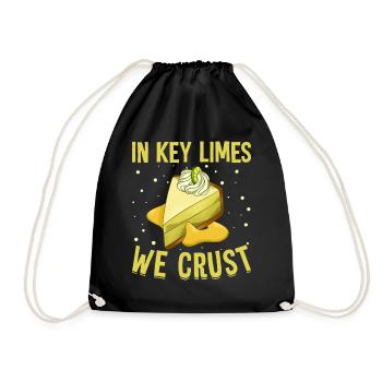 Dessert amusant pour les amateurs de tarte au citron vert - Sac de sport léger - noir - Devant
