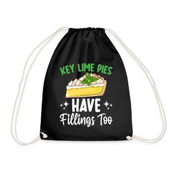 Dessert for Key Lime Pie Lovers - Drawstring Bag - black - Front