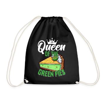 Dessert for Key Lime Pie Lovers - Drawstring Bag - black - Front