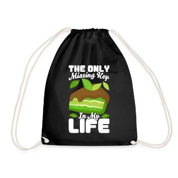 Dessert for Key Lime Pie Lovers - Drawstring Bag - black - Front