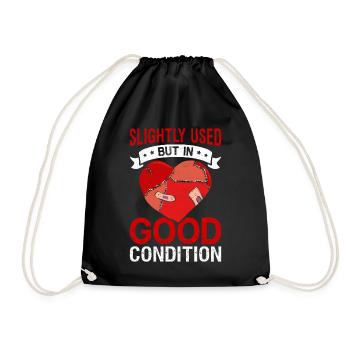 Récupération d’une opération à cœur ouvert - Sac de sport léger - noir - Devant