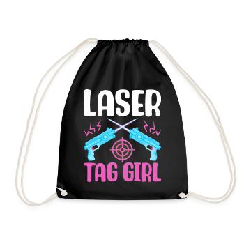 Player - Drawstring Bag - black - Front