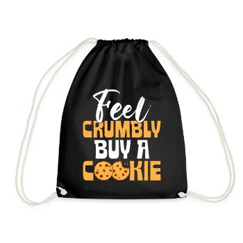 Boy Scout Cookie Merchant - Drawstring Bag - black - Front