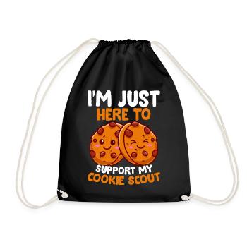 Biscuit Merchant - Drawstring Bag - black - Front