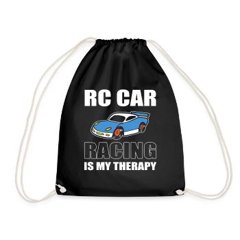 RC -Rennen RC -Enthusiast - Turnbeutel - Schwarz - Vorne