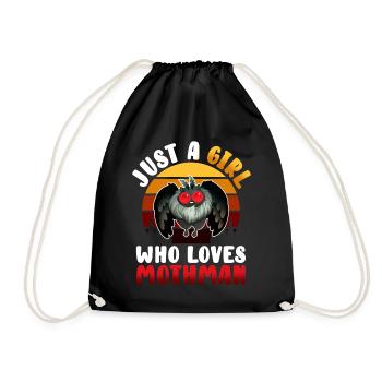 Cryptid Cryptozoology - Drawstring Bag - black - Front