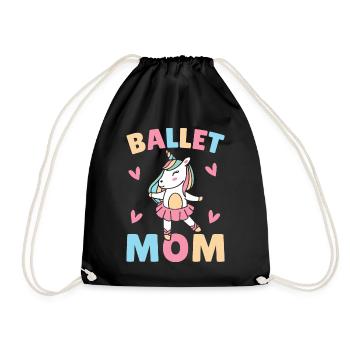 Ballerina - Turnbeutel - Schwarz - Vorne