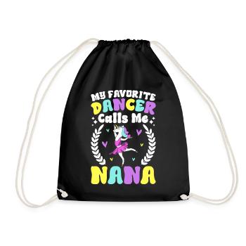Ballerine de danse classique - Sac de sport léger - noir - Devant