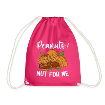 Peanut Allergy Nut Allergy Allergy - Drawstring Bag - fuchsia - Front