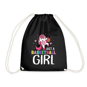 Basketball player - Drawstring Bag - black - Front