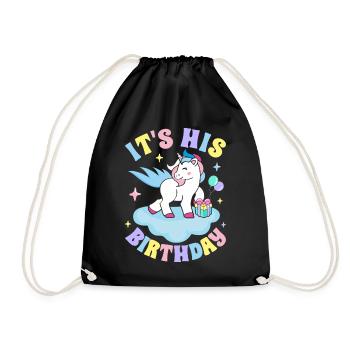 Birthday Girl Party - Drawstring Bag - black - Front