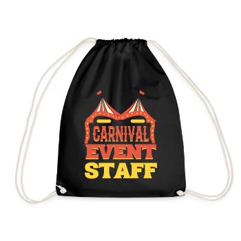 Carnival Event Staff Ringmeister - Turnbeutel - Schwarz - Vorne