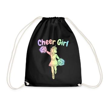 Pom-pom girl pom-pom girl - Sac de sport léger - noir - Devant