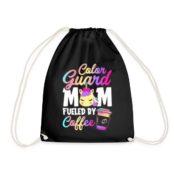 Female Flag Guard - Drawstring Bag - black - Front