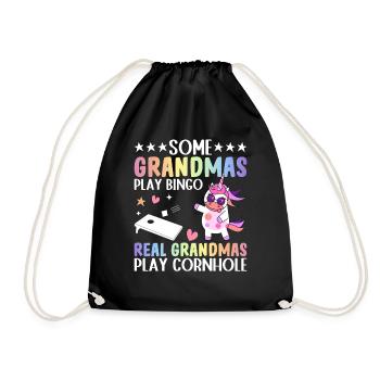 Trou de maïs pour les femmes - Sac de sport léger - noir - Devant