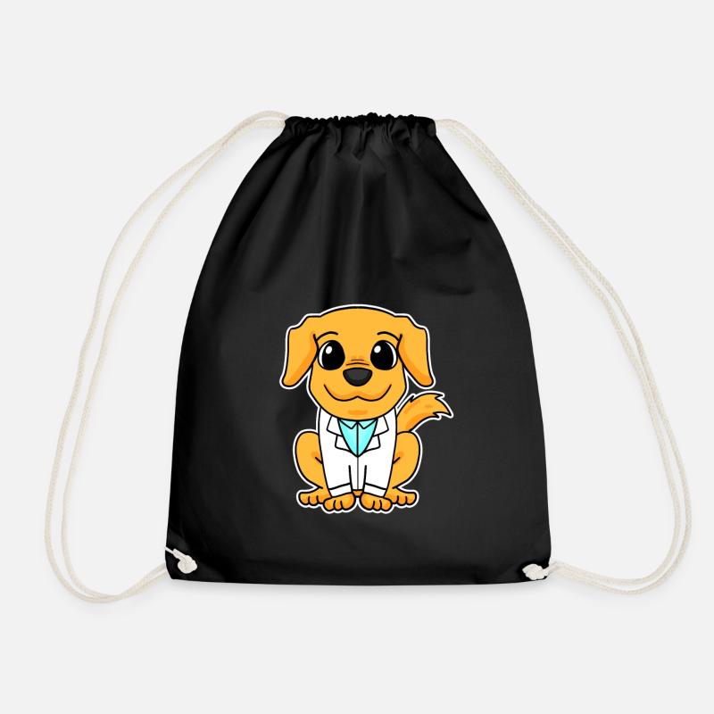 Doktor Hund Retriever - Turnbeutel - Schwarz