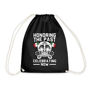 Honorer le passé en célébrant maintenant Dia De Muertos - Sac de sport léger - noir - Devant