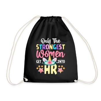 Femme RH Ressources Humaines - Sac de sport léger - noir - Devant