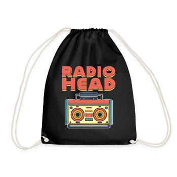 Radio Head Funker - Turnbeutel - Schwarz - Vorne