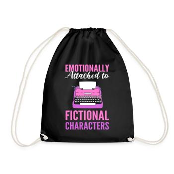 Emotionally Attached To Fictional Characters - Turnbeutel - Schwarz - Vorne