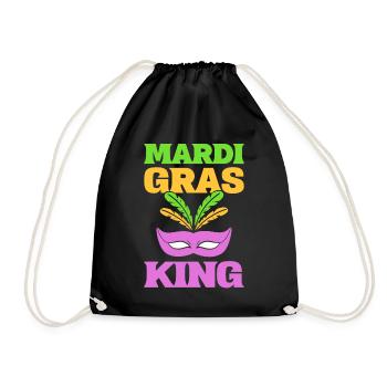 Mardi Gras King Straßentänzer - Turnbeutel - Schwarz - Vorne