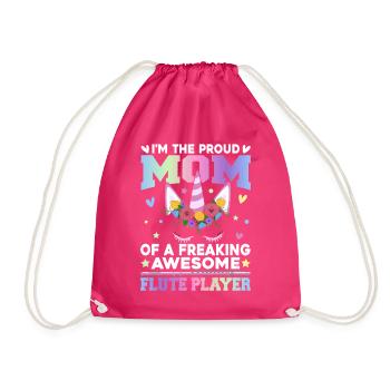 Flûtiste - Sac de sport léger - fuchsia - Devant