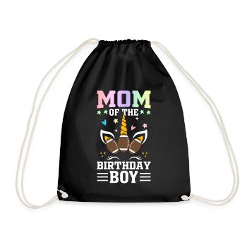 Maman joueuse de football - Sac de sport léger - noir - Devant