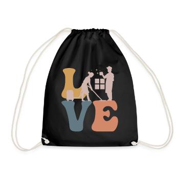 Nettoyeur de gardien de gardien - Sac de sport léger - noir - Devant