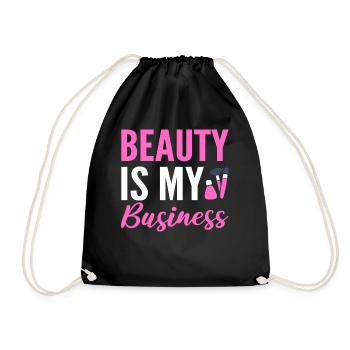 Beauty Is My Business Maskenbildner - Turnbeutel - Schwarz - Vorne