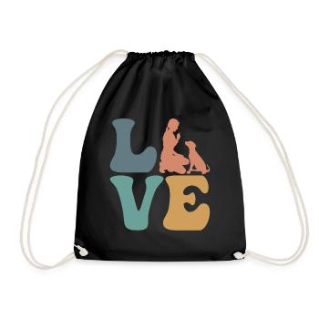 Dog Trainer Dog Training - Drawstring Bag - black - Front
