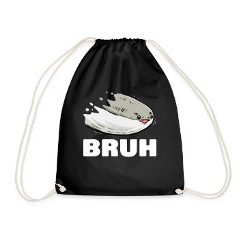 Funny Sacabambaspi Fish Meme - Drawstring Bag - black - Front
