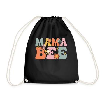 Groovy Beekeeper Imkereimutter - Turnbeutel - Schwarz - Vorne