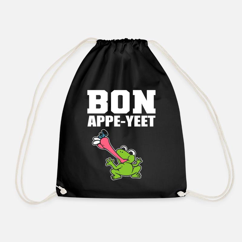 Bon Appe-Yeet Biologe - Turnbeutel - Schwarz