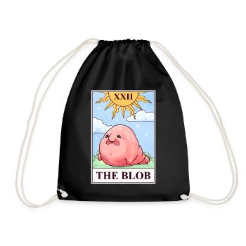 Carte de tarot Blobfish - Sac de sport léger - noir - Devant