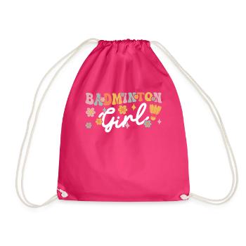 Groovy Player - Drawstring Bag - fuchsia - Front