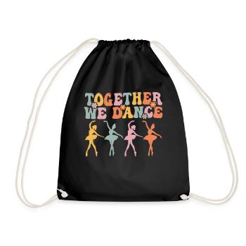 Groovy Ballerine Ballet Danseuse - Sac de sport léger - noir - Devant