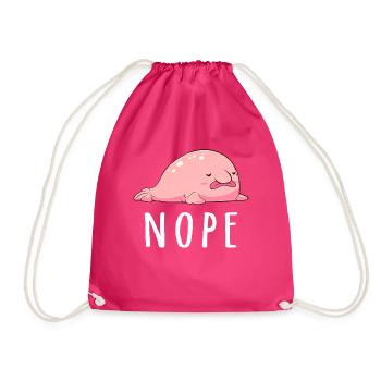 Drôle de poisson blob - Sac de sport léger - fuchsia - Devant