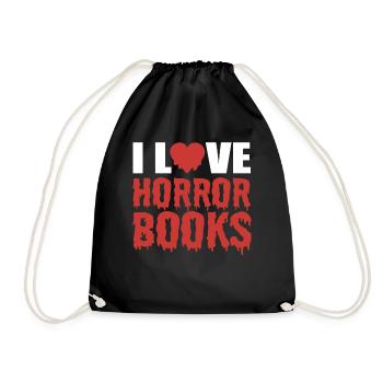 Horrorbuchliebhaber Geisterjäger - Turnbeutel - Schwarz - Vorne