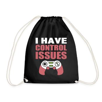 I Have Control Issues Getriebe - Turnbeutel - Schwarz - Vorne
