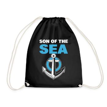 Son Of The Sea Boots Steward - Turnbeutel - Schwarz - Vorne