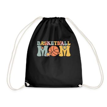Groovy Mommy - Drawstring Bag - black - Front