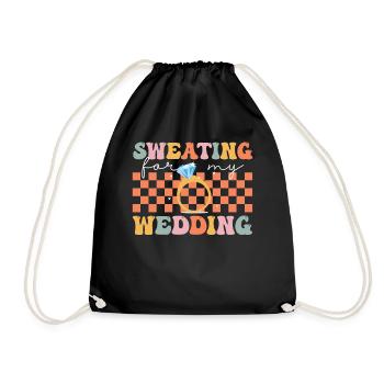 Groovy Bride Bridal Party Workout - Turnbeutel - Schwarz - Vorne