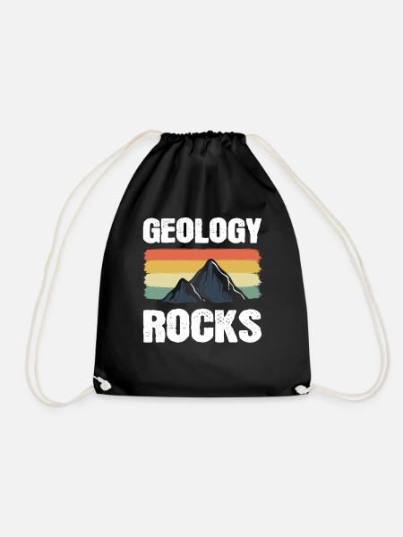 Geology Rocks Geologe - Turnbeutel - Schwarz