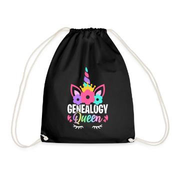 Généalogie généalogiste - Sac de sport léger - noir - Devant