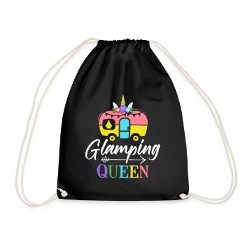 Female Glamper - Drawstring Bag - black - Front