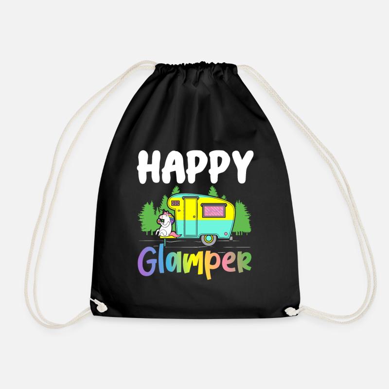 Glamping - Turnbeutel - Schwarz