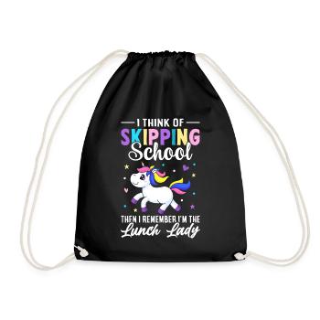 Cafeteria Crew - Drawstring Bag - black - Front