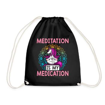 Yoga Chakra - Sac de sport léger - noir - Devant